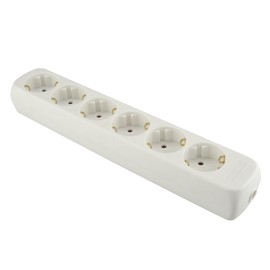 UNITEC TSD 6-Way with Suspension or Cable Black 250 V White