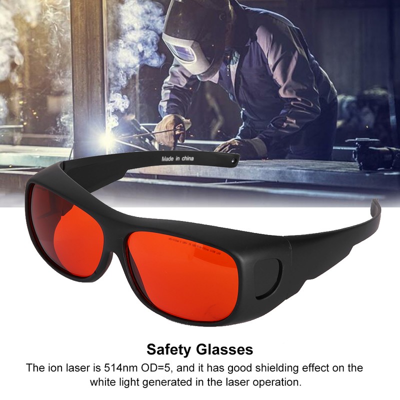 OD5 480-580nm Lasers Protection Glasses Lighting Protective Ray Eyesight Safety