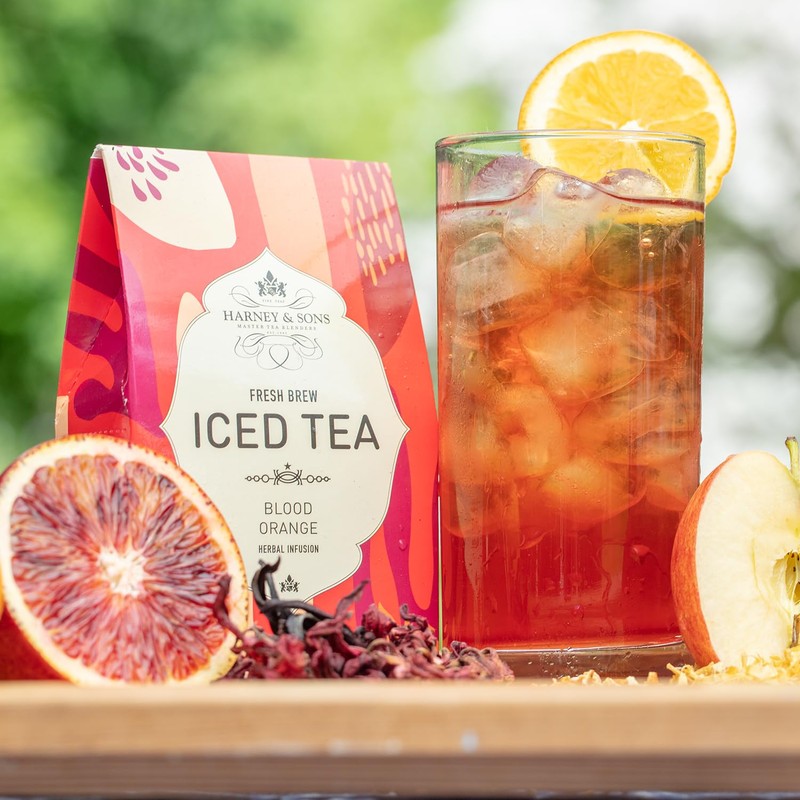 Harney Fresh Brew Iced Tea BLOOD ORANGE 3 2 qt