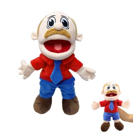 Jeffy Hand Puppets for Kid Jeffy's Classmates JR Hand Puppet Toys to Role Play Cute Cartoon Puppets for Adults Kids Interactive Performance Storytelling(Dad）