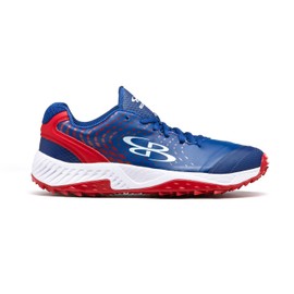 Boombah Women's Dart Pursuit Turf Royal/Red/White - Size 9.5