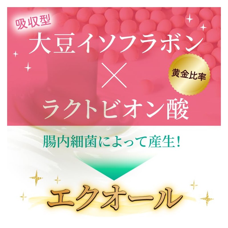 大豆 サプリ エクオール 大豆イソフラボン【 公式 】 渡邊薬品 サプリメント