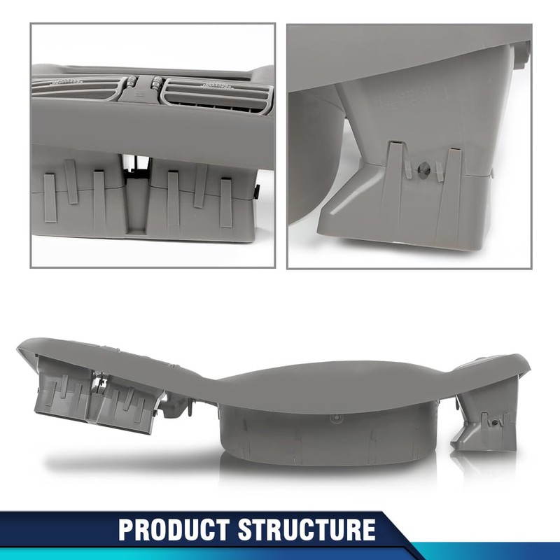 PIT66 Dashboard Bezel Cluster Dash Bezel Trim Double Din Compatible