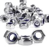 M6 Nuts Stainless Steel A2 V2A Self-Locking Nuts, Pack of