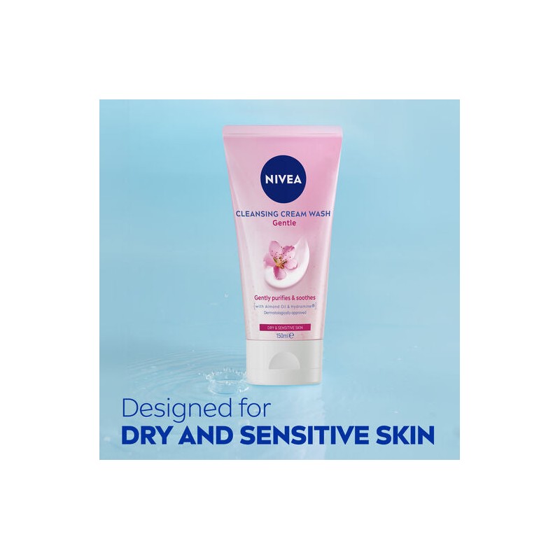 Nivea Daily Essentials Gentle Cleansing Cream Wash 150mL