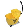 Impact 6Y26353Y Side-Press Squeeze Wringer/Plastic Bucket Combo, 12 to 32