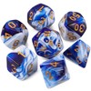 QMAY DND Dice Set - 7 Pcs Polyhedral Dice with