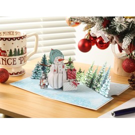 Liif Christmas Snowman 3D Pop Up Christmas Card