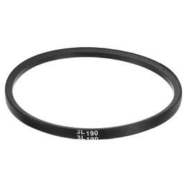 sourcing map 3L190 Classic Wrapped Rubber V-Belt, 19"(483mm) Outside Circumference, 3L Profile V Belt 3/8" Width 7/32" Height