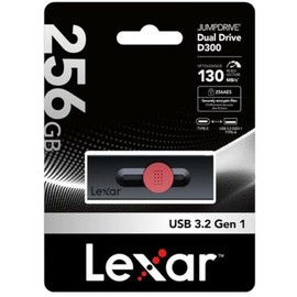 Lexar Dual USB Flash Drive Black 256 GB