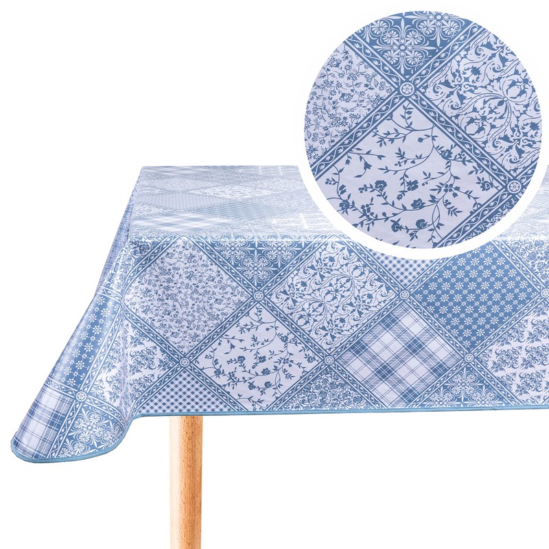 Home Direct Rectangular Oilcloth PVC Wipe Clean Tablecloth Table Cover