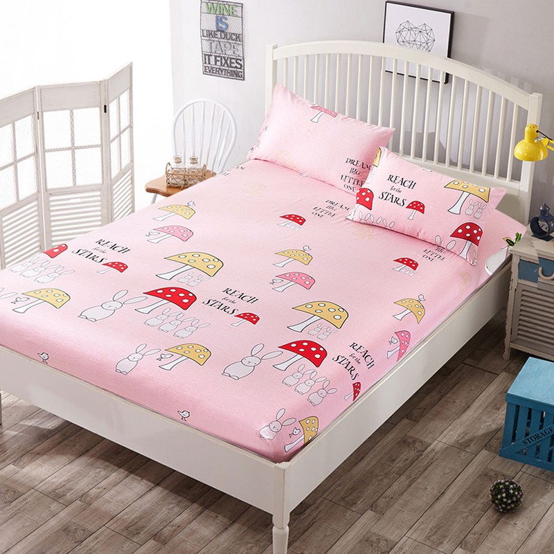 100% Cotton Soft Comfortable Breathable Fitted Sheet (150*200cm)