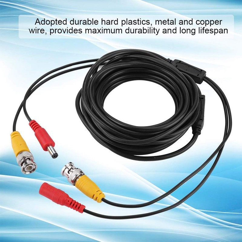 Cable de extensión CCTV, Cable Coaxial de Video, de seguridad