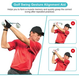 Locadence Golf Wrist Hinge Trainer, Golf Training Wrist Fixator Holder, Swing Protector Corrector for Golfers Beginners, Correcting Playing Golf Posture