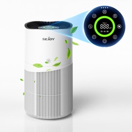 SEJOY Air Purifiers for Home Large Room Up to 3120 ft² H11 HEPA Filter Air Cleaner New