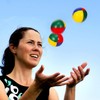 4 Pieces Juggling Balls for Beginners, Mini Juggling Kit, Soft