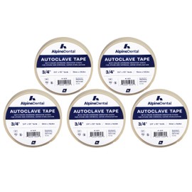 55Dental 60 Yd. Roll of Autoclave Tape C Indicates Sterilization for Dental Tools, Surgical Instruments & Tattoo Accessories C Heat Tape for Chemical, Dry Heat & Autoclave Sterilizers