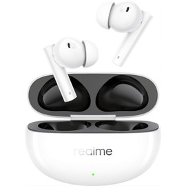 realme Buds Air 5 Truly Wireless in-Ear Earbuds with 50dB ANC, 12.4mm Mega Titanized Dynamic Bass Driver, Upto 38Hrs Battery with Fast Charging & 45ms Ultra-Low Latency for Gaming - (White)