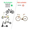 DRCKHROS Handlebar Bike Mirror E-bikes Mirrors Safe Clear Glass Mirrors,