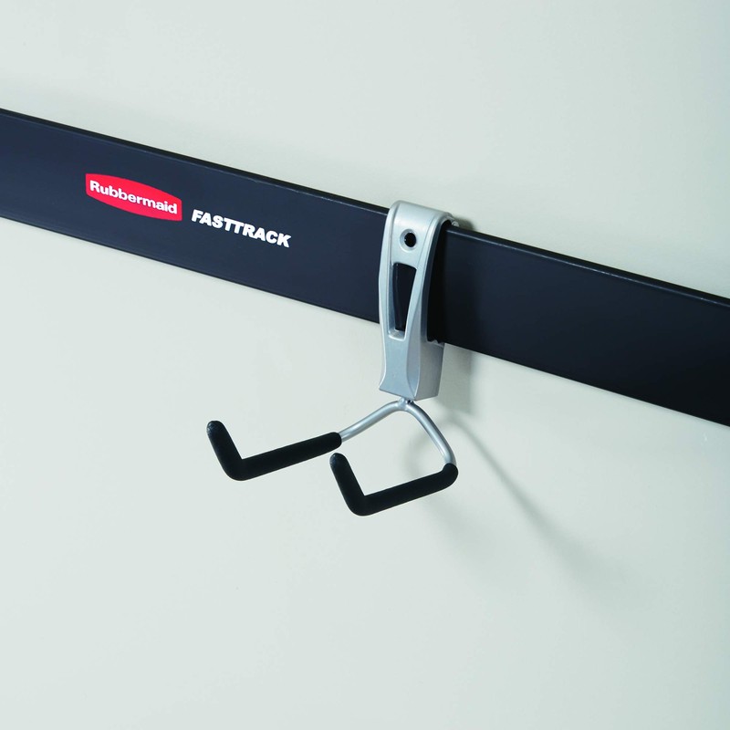 Rubbermaid 1784456 FastTrack Wall Mounted Rope, Hose, or Tool Garage