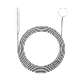 61 in Long Drain Brush - Flexible Feeding Tube Brush Slim Cleaning Brush for Sunroof Drain, AC Drain Line, Hose Pipe - Small Drain Snake Tool