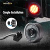 Partsam 5Pcs 2 Inch Round Led Marker Lights 9 Red