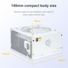 SAMA White 650W Power Supply - Fully Modular 80 Plus