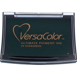 Tsukineko VC029 Versacolor Evergreen Ink Pad, 4 x 4 cm