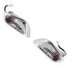 Pair Front Turn Signal Light Plastic 204360F Fit for Piaggio