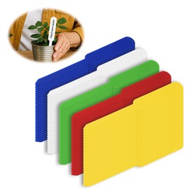 150 Stück Pflanzenschilder Mehrfarbig, Pflanzschilder für den Außenbereich, Sämlinge, wetterfest, wiederverwendbar, für den Boden des Gartens, geeignet saftiges Gemüse Beschriften Pflanzenetiketten