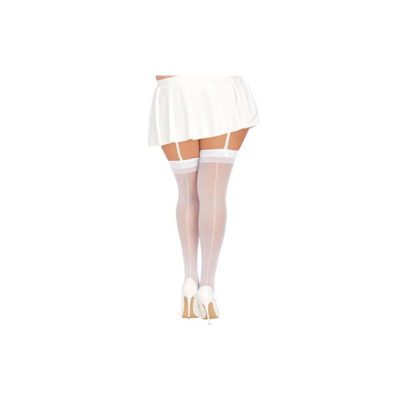 Dreamgirl Women’s Sheer Thigh High Pantyhose Hosiery Nylons Stockings with
