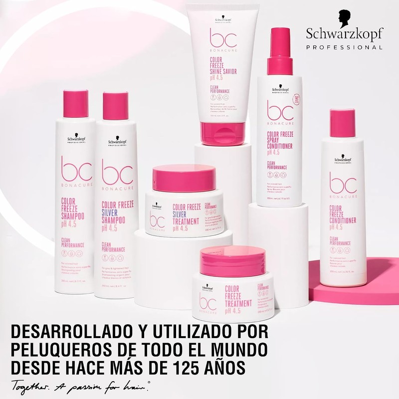 BONACURE Color Freeze Mascarilla pH 4.5, Cabello Teñido, Vegana 200