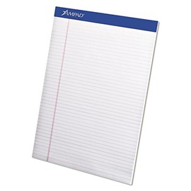 Ampad 20315 Mead Legal Ruled Pad, 8 1/2 x 11, White, 50 Sheets, 4 Pads/Pack