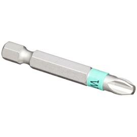 WERA 059554 Bi-Torsion Driver Bit, Plus Bit, Insertion 0.25 inches (6.35 mm), Blade Size + 3, Total Length 2.0 inches (50 mm)