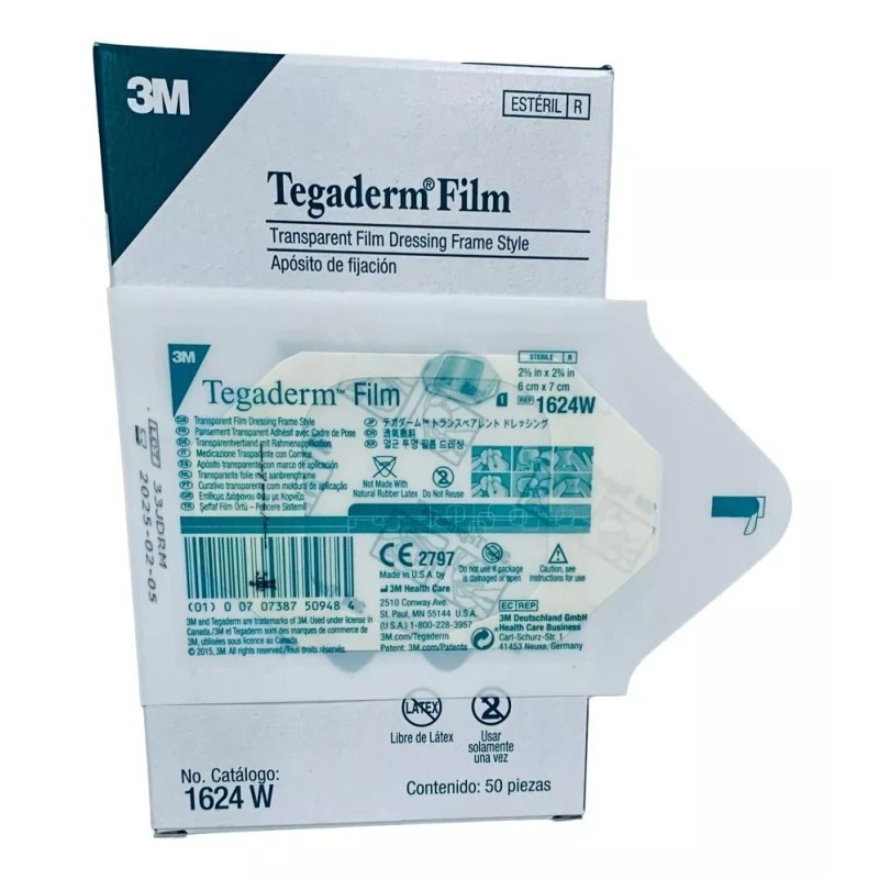 Tegaderm 3M Apósito Transparente 6x7 cm - Caja con 50