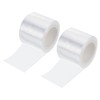 PATIKIL 2pcs 70M x 4.2cm Badminton Grip Cushion Wrap PE