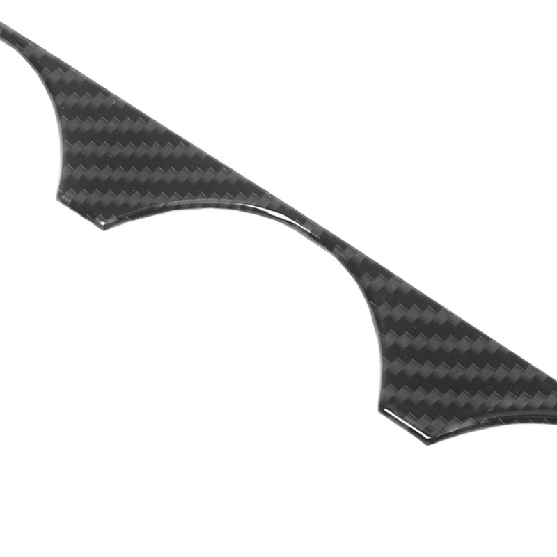 Car Air Conditioning Knob Panel Frame Trim Carbon Pattern Smooth