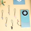 Mabor 6 Pcs Cat Phone Charm Aesthetic Cell Phone Charm