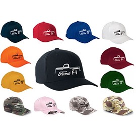 1948-51 Ford F-1 F1 Pickup Truck Outline Design Flexfit hat Cap Large/XLarge Royal