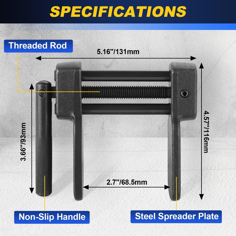 DASBET Heavy Duty Upgrade Disc Brake Pad Spreader Separates Piston