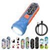 ETENWOLF L1 Rechargeable Flashlight for Kids,LED Flashlight with Fun DIY