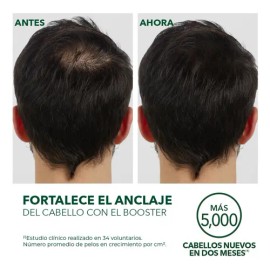 Yves Rocher Booster Anticaída para Cabello Débil, Fórmula Vegana, fortalece y reduce la caída 195 ml                                                  