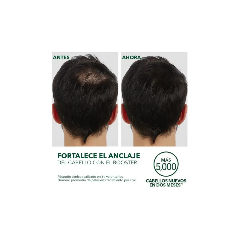Yves Rocher Booster Anticaída para Cabello Débil, Fórmula Vegana, fortalece