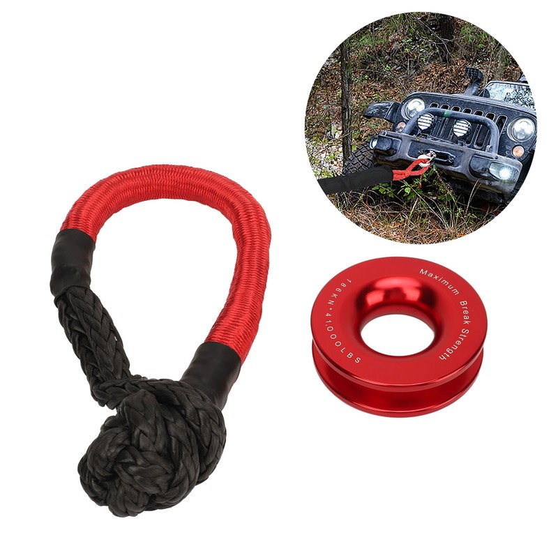 Rope Retention Pulley Rope Shackle Kit High Toughness for Off
