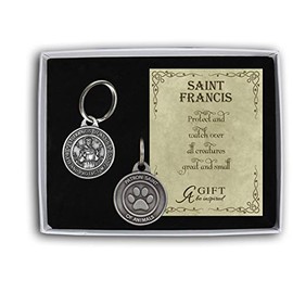 Cathedral Art (Abbey & CA Gift Dog Tag-St. Francis, One Size, Multicolored
