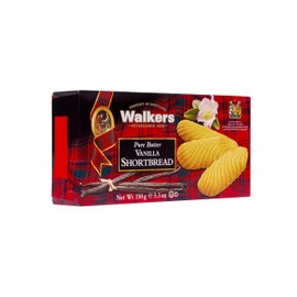 Walker's Shortbread Vanilla Cookies, Pure Butter Shortbread Cookies, 5.3 Oz Box (Pack of 4)