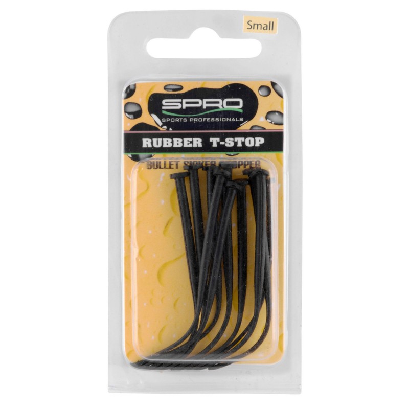 Spro Rubber T-stops, 10 stoppers for bullet weights for Carolina