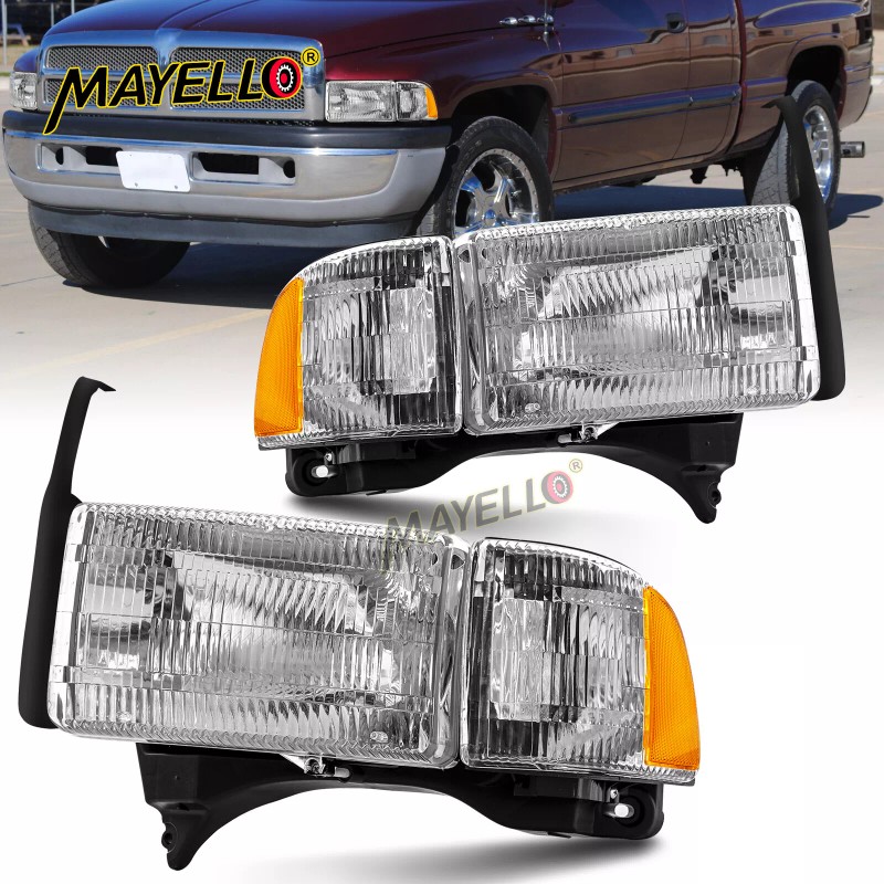 mayello 4PCS Fit 1994-2001 Dodge RAM 1500 2500 3500 Pickup