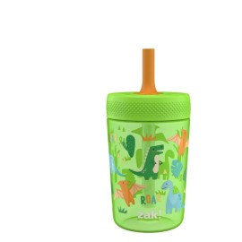 Zak! Everyday Smiles Dinosaur Antimicrobial Leak-Proof Kids Straw Cup - 12 oz