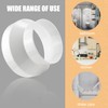 Reducer Reducer Connector for Ventilation Round Pipe Ventilation Systems ABS